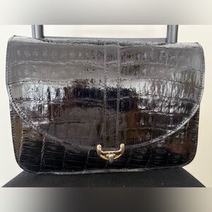 Elegant Crocodile Pattern Women's Bag